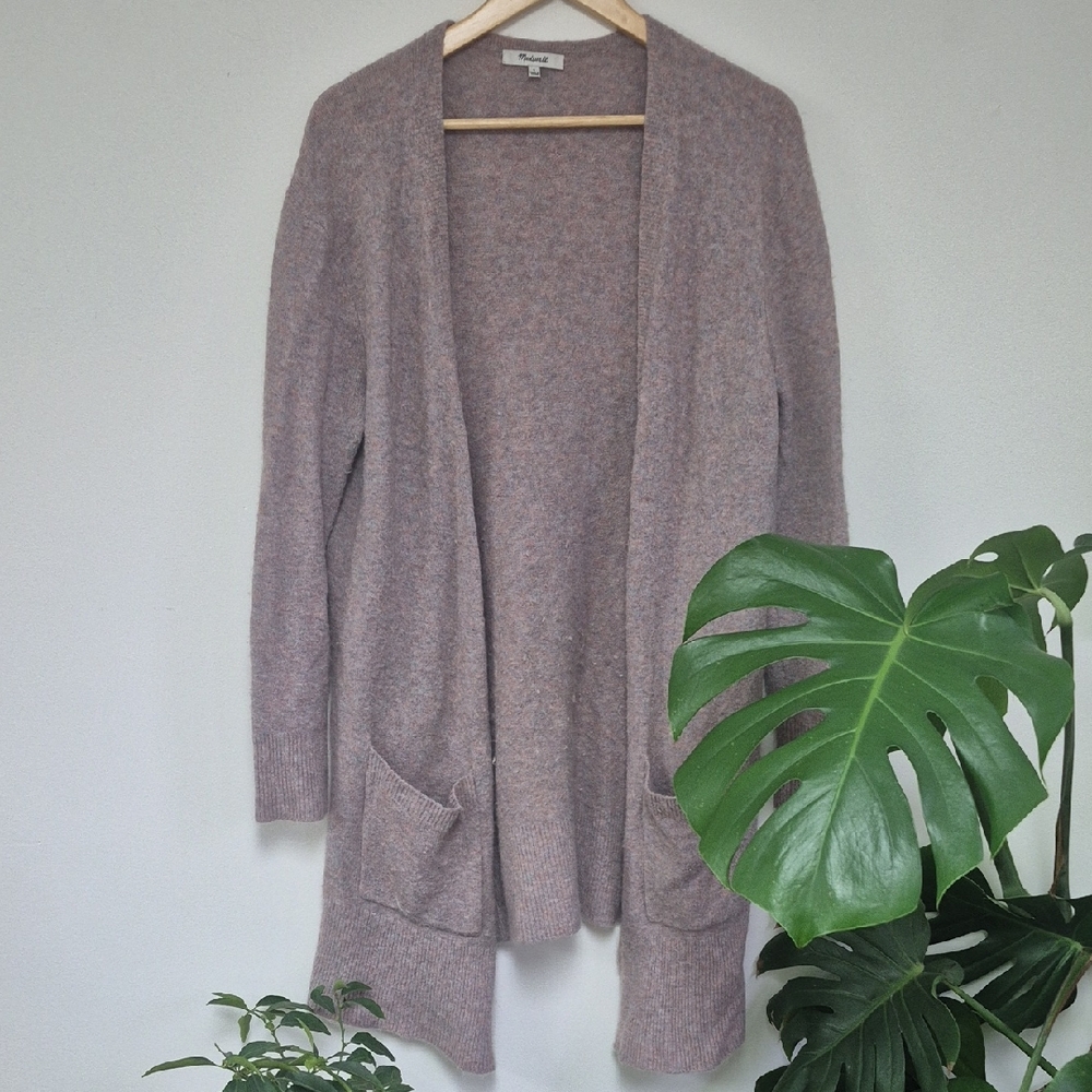 Madewell Dusty Pink Open Cardigan